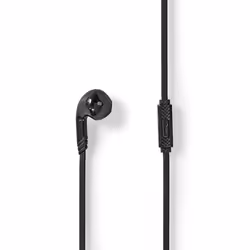 Nedis HPWD2021BK cuffia e auricolare Cablato In-ear Musica e Chiamate Nero - Vista aggiuntiva 2