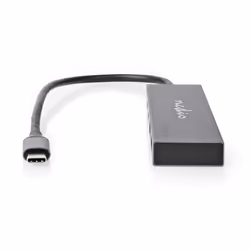 Nedis UHUBU3450AT hub di interfaccia USB 3.2 Gen 2 (3.1 Gen 2) Type-C 10000 Mbit/s Antracite - Vista aggiuntiva 2