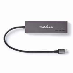 Nedis UHUBU3450AT hub di interfaccia USB 3.2 Gen 2 (3.1 Gen 2) Type-C 10000 Mbit/s Antracite - Vista aggiuntiva 3