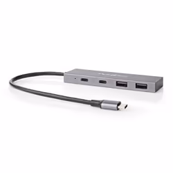 Nedis UHUBU3450AT hub di interfaccia USB 3.2 Gen 2 (3.1 Gen 2) Type-C 10000 Mbit/s Antracite - Vista aggiuntiva 4