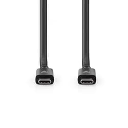 Nedis CCGB66040BK10 cavo USB USB4 Gen 3x2 1 m USB C Nero