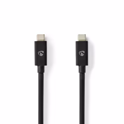 Nedis CCGB66040BK10 cavo USB USB4 Gen 3x2 1 m USB C Nero