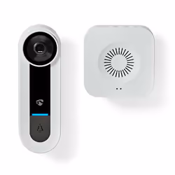 Nedis WIFICDP40CWT, Bianco, Plastica, Pulsanti, MicroSD (TransFlash), 1536 x 1536 Pixel, 1/2.9"