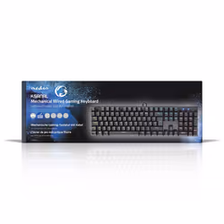 Nedis GKBDM110BKDE tastiera Gaming USB Tedesco Nero - Vista aggiuntiva 8