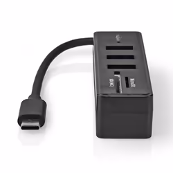 Nedis CCGB64250BK01 replicatore di porte e docking station per laptop Cablato USB tipo-C Nero - Vista aggiuntiva 4