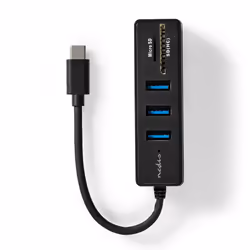 Nedis CCGB64250BK01 replicatore di porte e docking station per laptop Cablato USB tipo-C Nero - Vista aggiuntiva 6