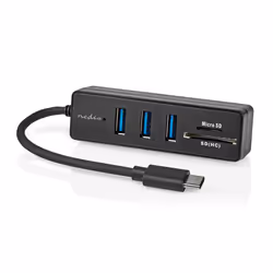 Nedis CCGB64250BK01 replicatore di porte e docking station per laptop Cablato USB tipo-C Nero - Vista aggiuntiva 8