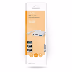 Nedis CCGB64770WT01 replicatore di porte e docking station per laptop Cablato USB tipo-C Bianco - Vista aggiuntiva 5
