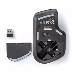 Nedis MSWS510BK mouse Ufficio Mano destra USB tipo A Ottico 1600 DPI - Vista aggiuntiva 6