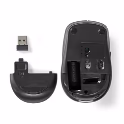 Nedis MSWS110BK mouse Ufficio Mano destra USB tipo A Ottico 1600 DPI - Vista aggiuntiva 6