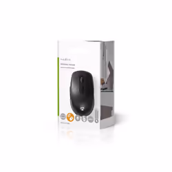 Nedis MSWS110BK mouse Ufficio Mano destra USB tipo A Ottico 1600 DPI - Vista aggiuntiva 8
