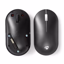 Nedis MSWS410BK mouse Ufficio Ambidestro USB tipo A Ottico 1200 DPI - Vista aggiuntiva 2