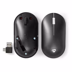 Nedis MSWS410BK mouse Ufficio Ambidestro USB tipo A Ottico 1200 DPI - Vista aggiuntiva 7