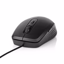 Nedis MSWD110BK mouse Ufficio Mano destra USB tipo A Rollerbar 3600 DPI - Vista aggiuntiva 3