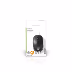 Nedis MSWD110BK mouse Ufficio Mano destra USB tipo A Rollerbar 3600 DPI - Vista aggiuntiva 5