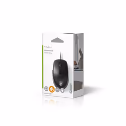Nedis MSWD110BK mouse Ufficio Mano destra USB tipo A Rollerbar 3600 DPI - Vista aggiuntiva 6