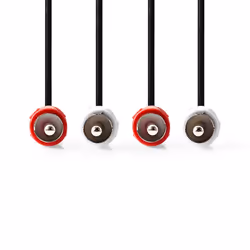 Nedis CAGL24200BK50 cavo audio 5 m 2 x RCA Nero - Vista aggiuntiva 2