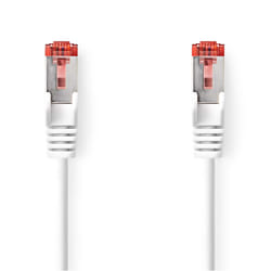 Nedis CCGL85221WT05 cavo di rete Bianco 0,5 m Cat6 SF/UTP (S-FTP) Rotondo