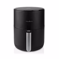 Nedis KAAF140BK friggitrice Singolo 3 L Indipendente 1500 W Friggitrice ad aria calda Nero