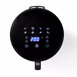 Nedis KAAF140BK friggitrice Singolo 3 L Indipendente 1500 W Friggitrice ad aria calda Nero