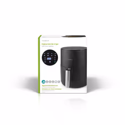 Nedis KAAF140BK friggitrice Singolo 3 L Indipendente 1500 W Friggitrice ad aria calda Nero - Vista aggiuntiva 6