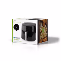 Nedis KAAF170BK friggitrice Singolo 7,2 L Indipendente 1800 W Friggitrice ad aria calda Nero - Vista aggiuntiva 7