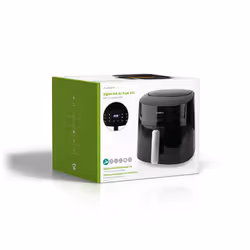 Nedis KAAF170BK friggitrice Singolo 7,2 L Indipendente 1800 W Friggitrice ad aria calda Nero - Vista aggiuntiva 8