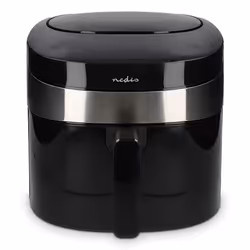 Nedis KAAF180BKW friggitrice Singolo 7,2 L Indipendente 1800 W Friggitrice ad aria calda Nero - Vista aggiuntiva 2