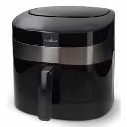 Nedis KAAF180BKW friggitrice Singolo 7,2 L Indipendente 1800 W Friggitrice ad aria calda Nero - Vista aggiuntiva 6
