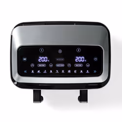 Nedis KAAF320BK friggitrice Doppia 4,2 L Indipendente 2600 W Friggitrice ad aria calda Nero - Vista aggiuntiva 4