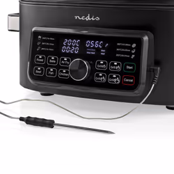 Nedis KAAFG600BK friggitrice Singolo 6 L Indipendente 1660 W Friggitrice ad aria calda Nero - Vista aggiuntiva 4