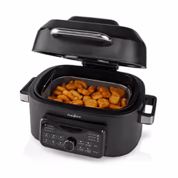 Nedis KAAFG600BK friggitrice Singolo 6 L Indipendente 1660 W Friggitrice ad aria calda Nero - Vista aggiuntiva 6