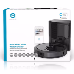 Nedis WIFIVCL002CBK aspirapolvere robot 3,6 L Senza sacchetto Nero - Vista aggiuntiva 4