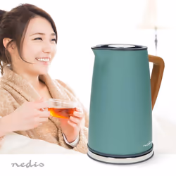 Nedis KAWK510EGN bollitore elettrico 1,7 L 2200 W Verde - Vista aggiuntiva 2
