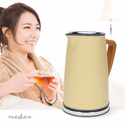 Nedis KAWK510EYW bollitore elettrico 1,7 L 2200 W Giallo - Vista aggiuntiva 2