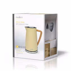 Nedis KAWK510EYW bollitore elettrico 1,7 L 2200 W Giallo - Vista aggiuntiva 8