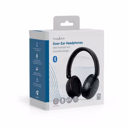 Nedis HPBT4024BK cuffia e auricolare Con cavo e senza cavo A Padiglione Musica e Chiamate USB tipo-C Bluetooth Nero - Vista aggiuntiva 8