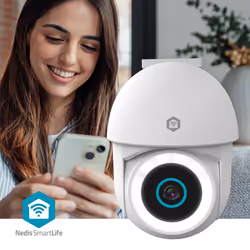 Nedis WIFICO22CWT telecamera di sorveglianza Cupola Telecamera di sicurezza IP Esterno 1920 x 1080 Pixel Soffitto/muro