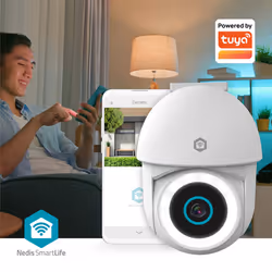 Nedis WIFICO22CWT telecamera di sorveglianza Cupola Telecamera di sicurezza IP Esterno 1920 x 1080 Pixel Soffitto/muro - Vista aggiuntiva 8