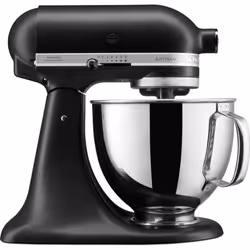 KitchenAid 5KSM125EBM, 4,8 L, Nero, Matte black, 220 Giri/min, 58 Giri/min, 220 Giri/min