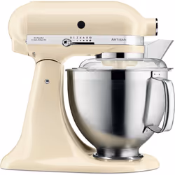 KitchenAid Artisan 5KSM185PS, 4,8 L, Crema, Leva, 220 Giri/min, 3 L, Sbattitura, Impasto, Miscelatura