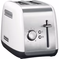 KitchenAid 5KMT2115EWH, 2 fetta/e, Acciaio inox, Bianco, Metallo, Pulsanti, Livello, Manopola, 1100 W, 220-240 V