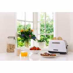 KitchenAid 5KMT2115EWH 5 2 fetta/e 1100 W Acciaio inox, Bianco - Vista aggiuntiva 4