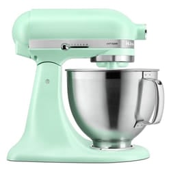 KitchenAid 5KSM195PSESD Sbattitore con base 300 W Colore menta, Argento