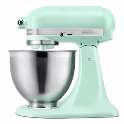 KitchenAid 5KSM195PSESD Sbattitore con base 300 W Colore menta, Argento - Vista aggiuntiva 5