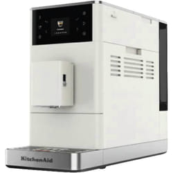 KitchenAid 5KES8453EPL Macchina per caffè espresso automatica con macinacaffè 1,8 L Argento, Bianco