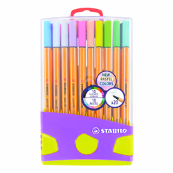 STABILO Point 88, Multicolore, Multicolore, Blister, 228 g, 174 mm, 30 mm