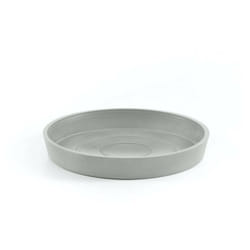Ecopots - sottovaso rotondo amsterdam 36,5CM grigio chiaro