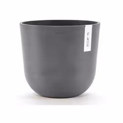 Permapack Ecopots Oslo, Vaso a cubo, Libera installazione, Grigio, Rettangolo, Interno, Monocromatico