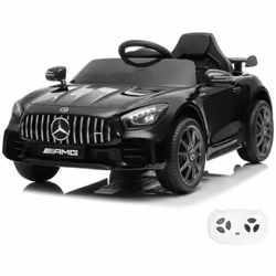 Auto Elettrica per Bambini Mercedes GT-R AMG - 12V - 1 a 4 anni - Nero